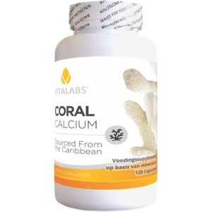VitaTabs Koraal Calcium 1000 mg - 120 capsules - Mineralen  - Voedingssupplementen