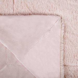 GELIK - Plaid - Roze - 180 x 200 cm - Polyester
