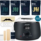 JHust Professionele Wax Apparaat SET + E-Manual - Wax Beans Verwarmer - Wax Heater - Ontharing Set - Wax Set - Wax stick - Harsontharing - Waxverwarmer - Inclusief 400 gram Hard Wax Bonen - Harsverwarmer - Harsapparaat - Harsverwarmer
