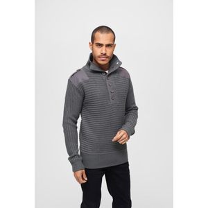 Heren - Mannen - Dikke kwaliteit - Modern - Nieuw - Alpin Pullover antrasiet