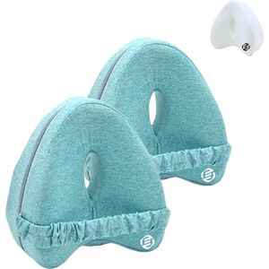 Equivera Kniekussen - Kniekussen voor in Bed - Kniekussen Orthopedisch - Zijslaapkussen - Kniekussen voor in Bed