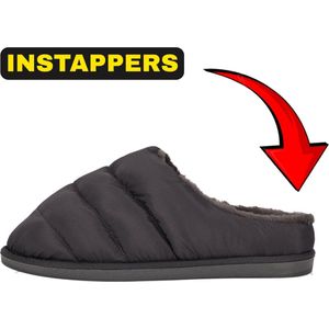 Apollo Warme Pantoffels Dames Heren - Anti-Slip Zool - Gevoerd & Lichtgewicht - Maat 41-42 - Zachte Instappers Voor Binnen