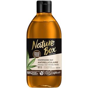 Nature Box - 3-in-1 Anti-Roos Shampoo - 250ML - Met Koudgeperste Hennepolie