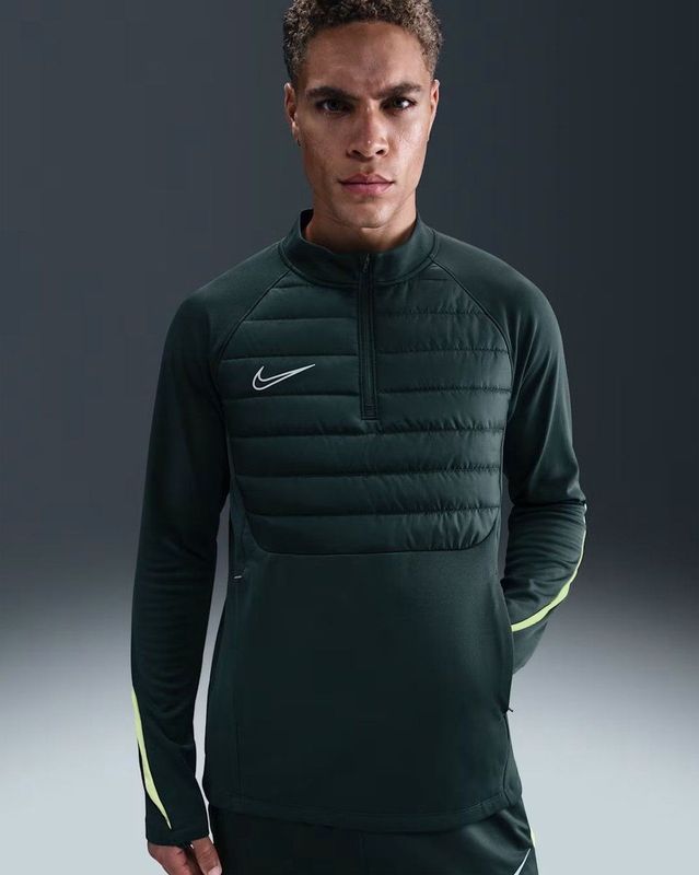 Nike - Academy Winter Warrior - T-shirt - Groen - Heren - Lange Mouwen