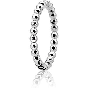 ZINZI zilveren ring glad bol ZIR923