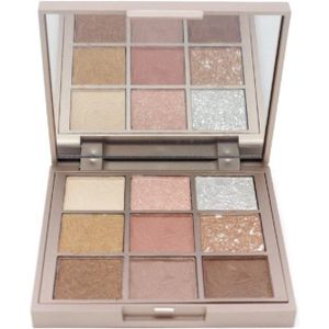 Leticia Well - Oogschaduw Palette met spiegel - Mat & Shimmer & Glitter - 8 tinten bruin/goud/zilver/beige - Nummer 33988