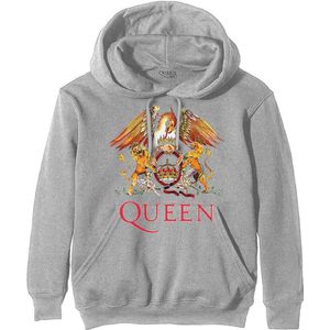 Queen - Classic Crest Hoodie/trui - S - Grijs