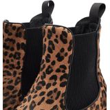 Woden - Aya - Chelsea Boots - Luipaardprint - 100% LWG-gecertificeerd Koeharen Leer