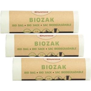 Bio Bag - biozak 240 liter  Multipack 3 rollen van 3 zakken