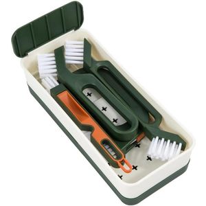 5-delige Schoonmaakborstel Set voor Harde Vloeren en Ramen met Hoekreinigingsborstel