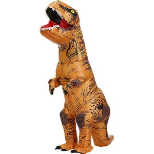 Joya Kids® Opblaasbaar verkleedpak T-rex Dinosaurus | Dinosaurus kostuum pak | Dinopak volwassenen | Carnaval verkleed pak