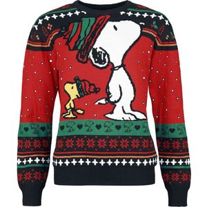 Peanuts Snoopy And Woodstock Dames Christmas jumper - meerkleurig - XXL