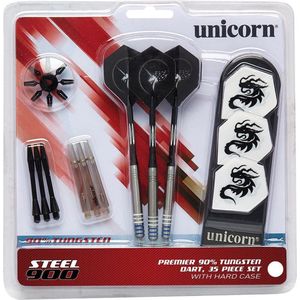 Unicorn - Steel 900 - 22 gram - dartpijlen - inclusief - darts accesoires