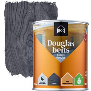 Lacq Douglas Beits Black - Bescherming voor Hout - Watergedragen - Eenvoudig Aanbrengen – 0,75L