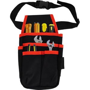 Gereedschapstas met heupriem - 98 x 51 inch - 600D Oxford-doek - gereedschapstas elektriciens - rode rand Gereedschapsetui