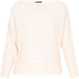 DreiMaster - Gebreide Trui - Relaxed-fit - Boothals - 7/8 Vleermuismouwen