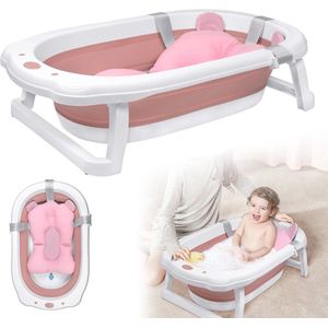 Opvouwbaar Babybadje 82x50cm Antislip Ruimtebesparend voor Pasgeborenen en Kinderen
