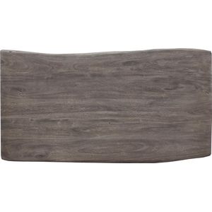 Tafelblad Live-Edge boomtafel 200x100x3,5 acacia platina massief houten blad