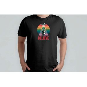 Believe - T Shirt - AlienVibes - SpaceAdventure - GalacticJourney - UFOsighting - RuimteAvontuur - GalactischeReis - UFOWaarneming - SterrenVerkenning