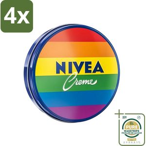 Nivea - Crème #BeYou - Beschermt & Verzorgt - 150 ml (Special Edition) - Voordeelverpakking - 4 stuks - Hydratatie - Huid