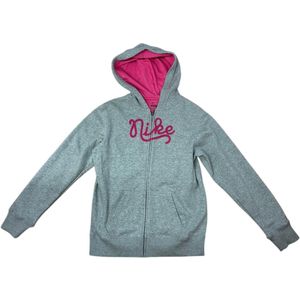 Nike - Vest - Meisjes - Grijs/Roze - Maat XL