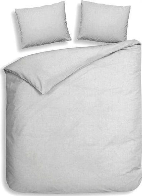 Dekbedovertrek - Grijs - Katoen - 240 x 220 cm