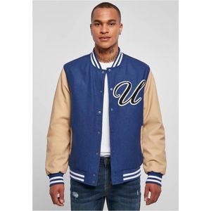 Urban Classics - Big U College jacket - M - Blauw