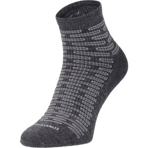 Sockwell - Plantar Ease Quarter Heren Hielspoor Sokken Klasse 2 Charcoal - Maat 39-43