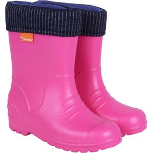 Roze, geïsoleerde kinderregenlaarzen DINO F2 Demar 32-33