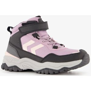 Blue Box hoge meisjes wandel sneakers lila zwart - Maat 28 - Uitneembare zool