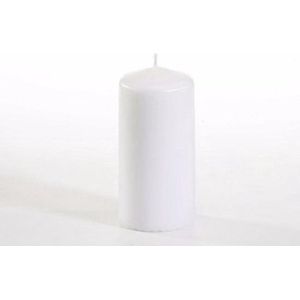 Conpas Candles Stompkaars - wit - D5 x H10 cm - 16 branduren - kaarsen