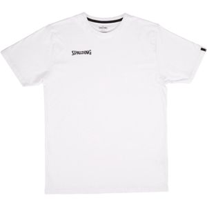 Spalding Essential T-Shirt Heren - Wit | Maat: XL