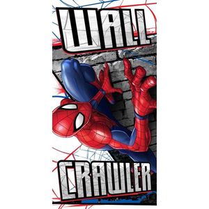Spiderman Wall Crawler strandlaken - 140 x 70 cm. - Spider-Man handdoek