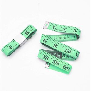 Famanu Meetlint / meetlint lichaam / meetlint lichaamsmaat / lichaamsmeetlint, 150cm meetlint (groen)