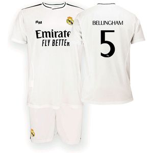 Real Madrid - 24/25 Bellingham - Thuis Junior Set - Wit