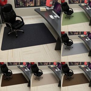 90x120cm Multifunctionele Rolstoelmat, Gaming Stoelmat, Slaapkamer & Woonkamer Vloerbeschermer, Kantoor Draaistoel Tapijt in Stijlvolle Koffiekleur - Geschikt voor Thuis & Professioneel Gebruik