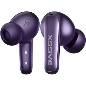 Xssive TWS13 Oortjes Draadloos Paars - Draadloze Bluetooth Oordopjes met Noise Cancelling - In-Ear Earbuds met Microfoon - Lange Batterijduur