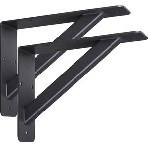 Zwevende plankbeugels voor zwaar gebruik 152x203x51mm Werkbladsteun Wandmontage Stevige beugels L-driehoek Rechte hoek voor tafelblad Kast Tafel Bureau