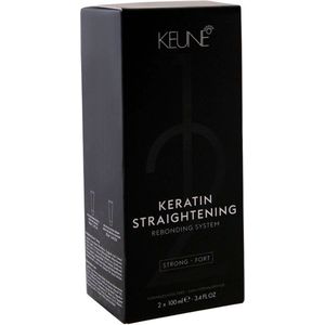 Keune Keratin Straightening Rebonding System - Strong Fort 2 x 100 Ml
