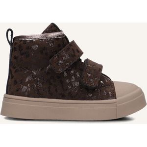 Klittenbandschoenen | Meisjes | Dark Brown | Leer | Shoesme | Maat 22