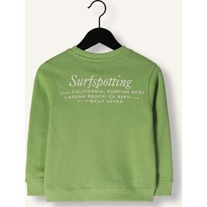 DAILY7 Sweater Textprint - Hoodie - Groen - Jongens