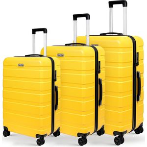 TAN.TOMI Kofferset - 41L Handbagage + 65L +95L Ruimbagage - TSA-Slot - Reiskoffer met Wielen