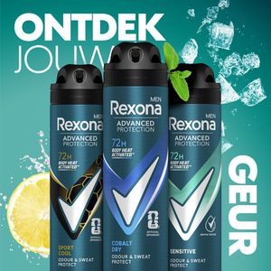 Rexona Men - Deodorant Spray - Cobalt Dry - Sportieve Frisheid - 150 ml - 1 stuk