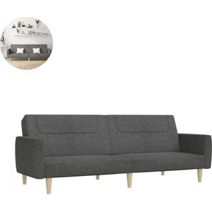 Slaapbank - Uitklapbaar - Slaapstoel - Logeerbed - Zetelbed - Slaapfauteuil - Vouwbed - 1 persoons - Zeer comfortabel - Donkergrijs