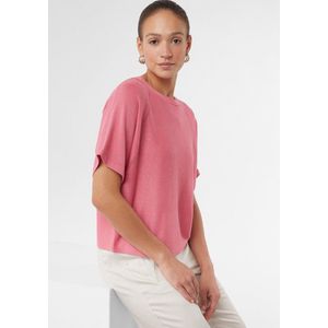 comma - Gebreide Trui - Relaxed-fit - Vleermuismouwen - Ronde Hals