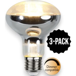 3-Pack | Reflector lamp - E27 - R80 - 7.5W - Extra Warm Wit - 2700K - Dimbaar - Reflector lamp