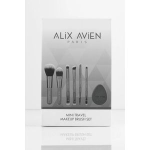 Alix Avien - Mini Travel Makeup Brush Set, Make-Up Kwasten Set, Cosmetica Premium Kwastenset