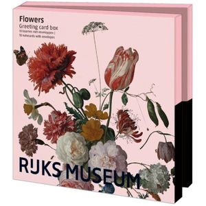 Set Wenskaartenmapjes - Bekking & Blitz - Rijksmuseum Amsterdam - Flowers - Tulpen Jacob Marrel