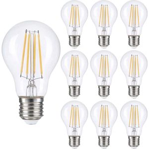 Bundelpakket | LED Filament lamp 10W | 1350lm | A60 E27 | 10 stuks