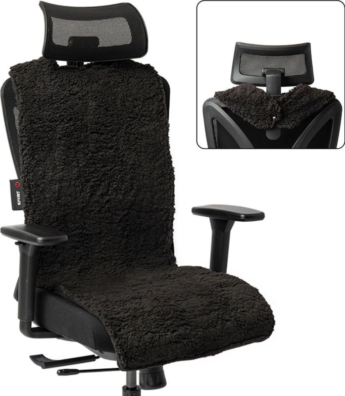 Spherite - Warmtedeken - Zwart - Teddy - Elektrisch - Draadloos - Infrarood